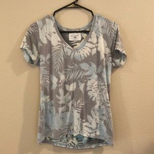 Sol Angeles Tropical Print Tee Size Small